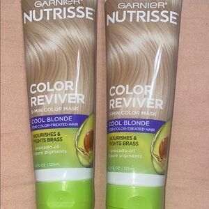 2 Garnier Nutrisse Cool Blonde Color Reviver Mask bundle of 2 NWT